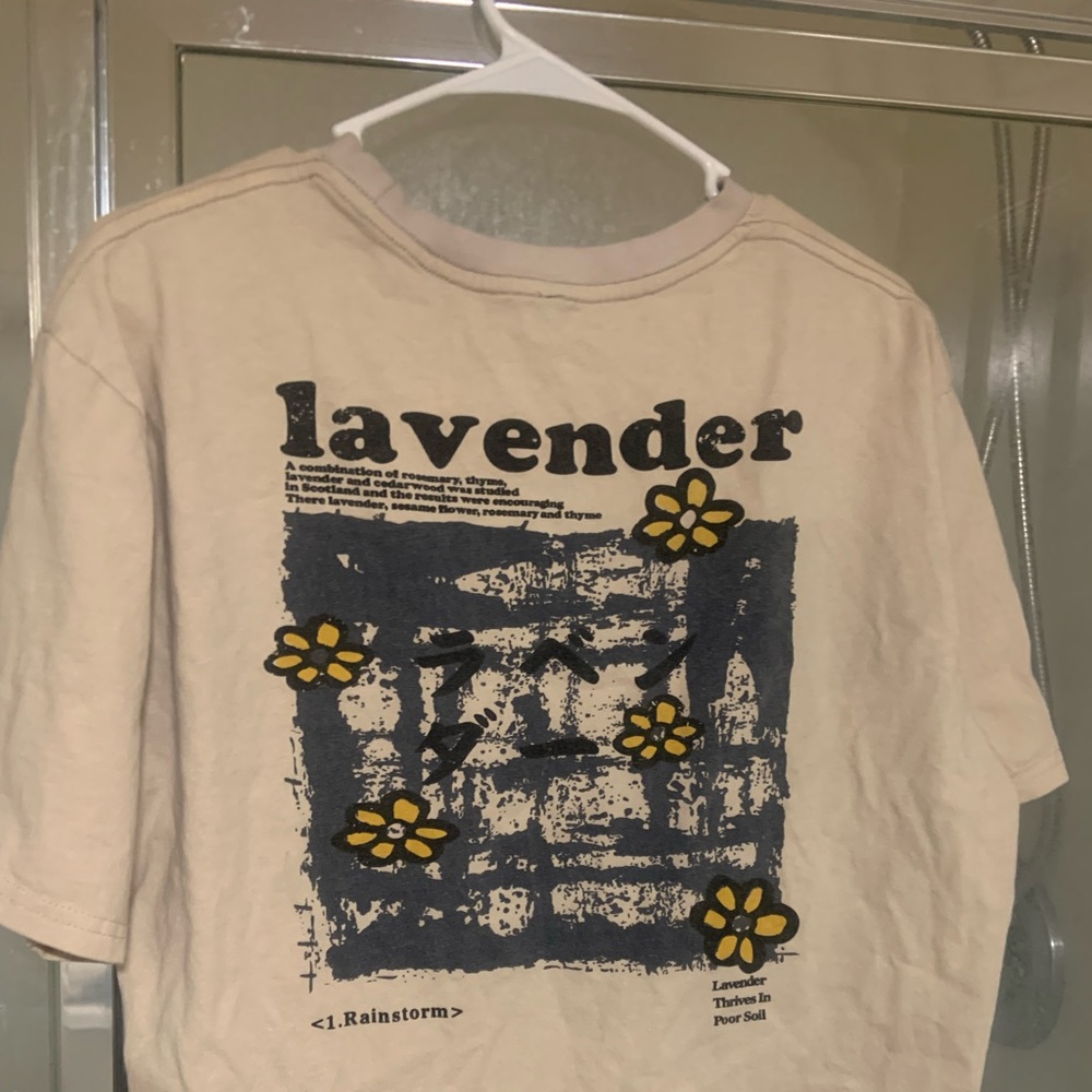 icyminded lavender graphic tee